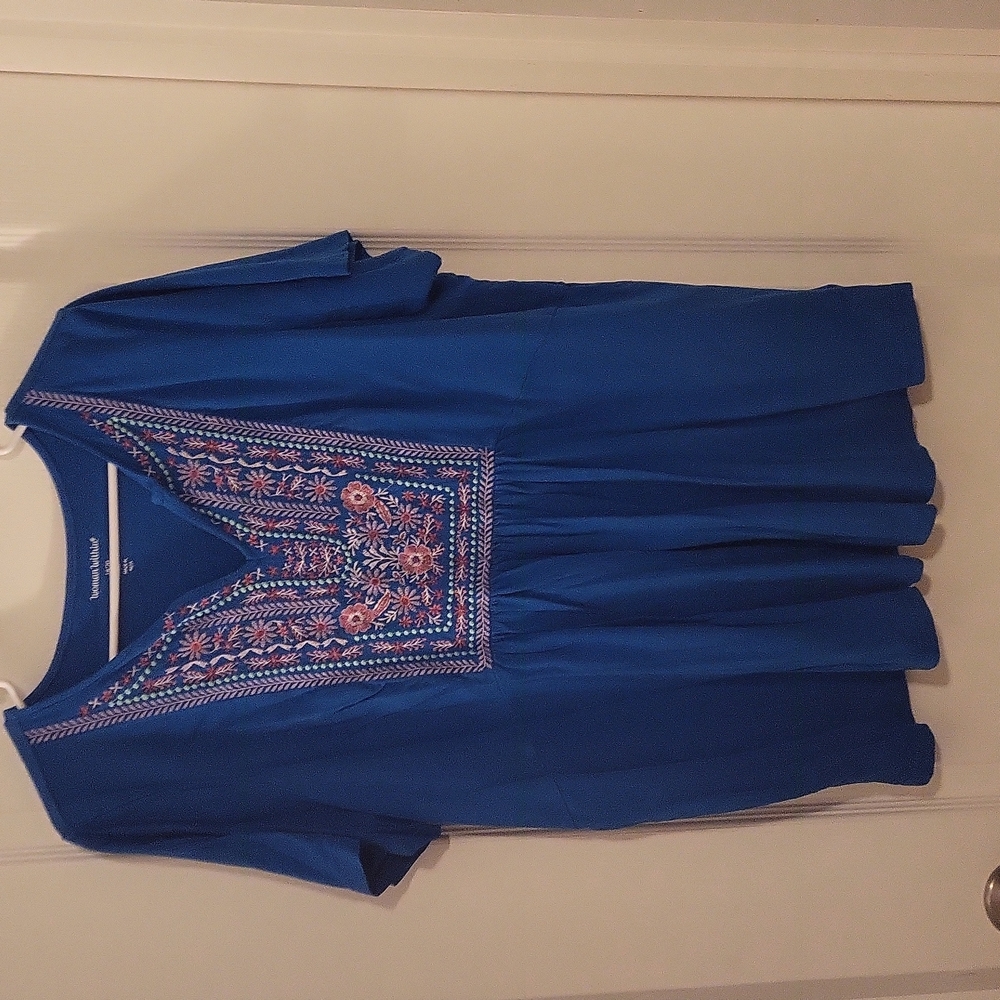 Woman within shirt